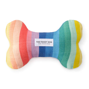 Dog Toy Dog Bone Squeaky Over the Rainbow