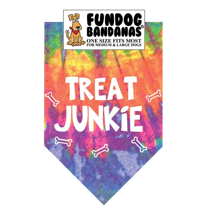 FunDog Bandanas - Dog Bandana TREAT JUNKIE