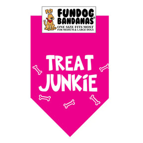 FunDog Bandanas - Dog Bandana TREAT JUNKIE