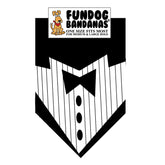 FunDog Bandanas - Dog Bandana Tuxedo With Black