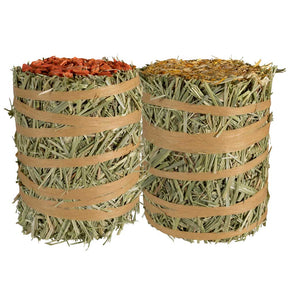 Field + Forest Mini Hay Bales Carrot/Pot Marigold 2 Pack