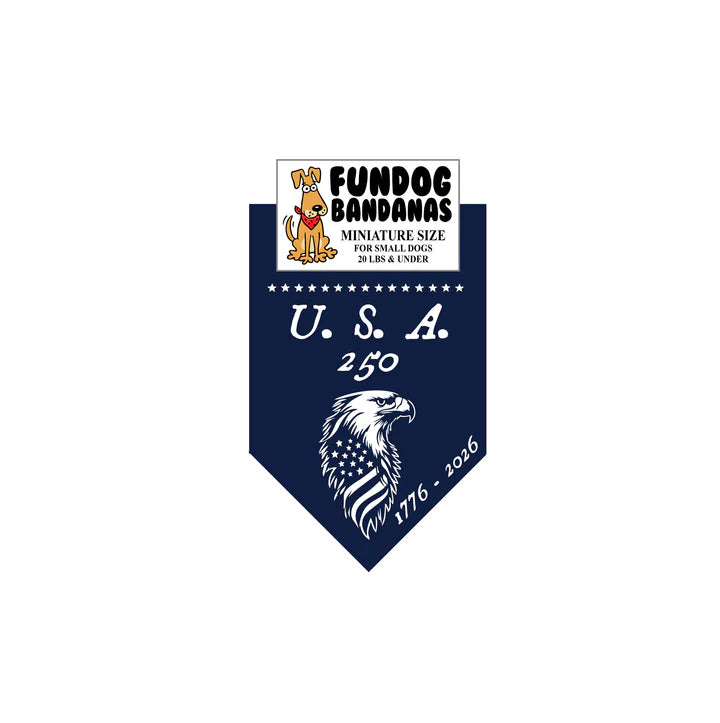 Fundog Bandanas - Dog Bandana U.S.A. 250