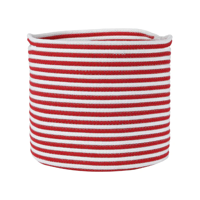 Midlee - Candy Cane Rope Basket