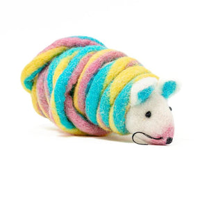 Cat in the Box - Wool Mouse Cat Toy 6 Foot Tail