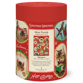 Cavallini & Co. - Puzzle Christmas Cats Mini