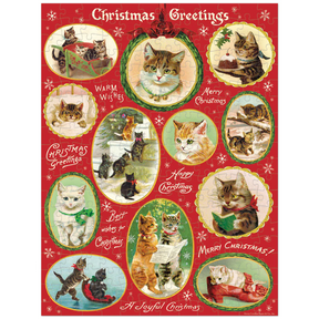 Cavallini & Co. - Puzzle Christmas Cats Mini