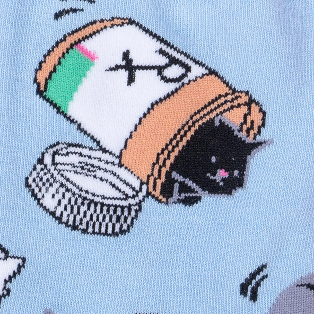 Sock It To Me - Women's Crew Sock: Purr-sciption for Happiness