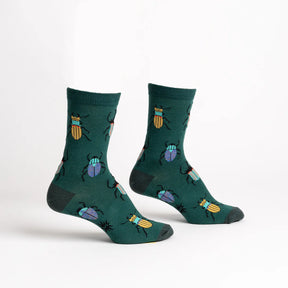 Sock It To Me - Women's Crew Sock: Beetle-Mania