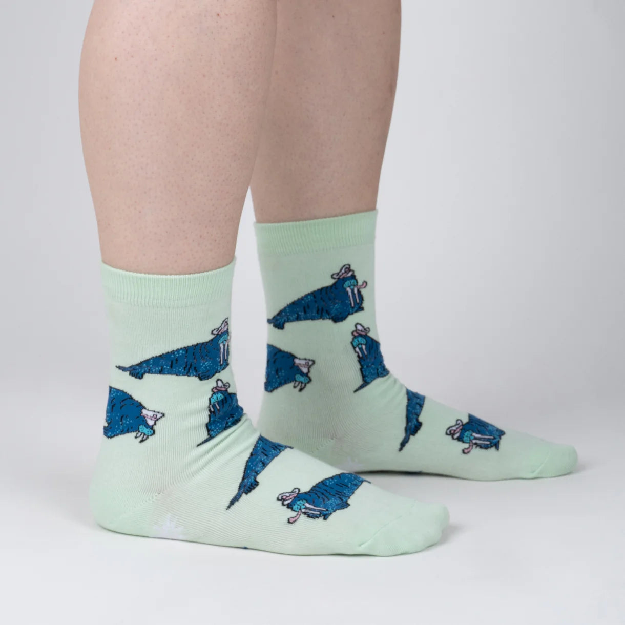 Sock It To Me - Women's Crew Sock: And I Walrus Love You
