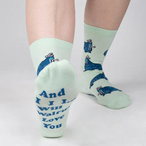 Sock It To Me - Women's Crew Sock: And I Walrus Love You