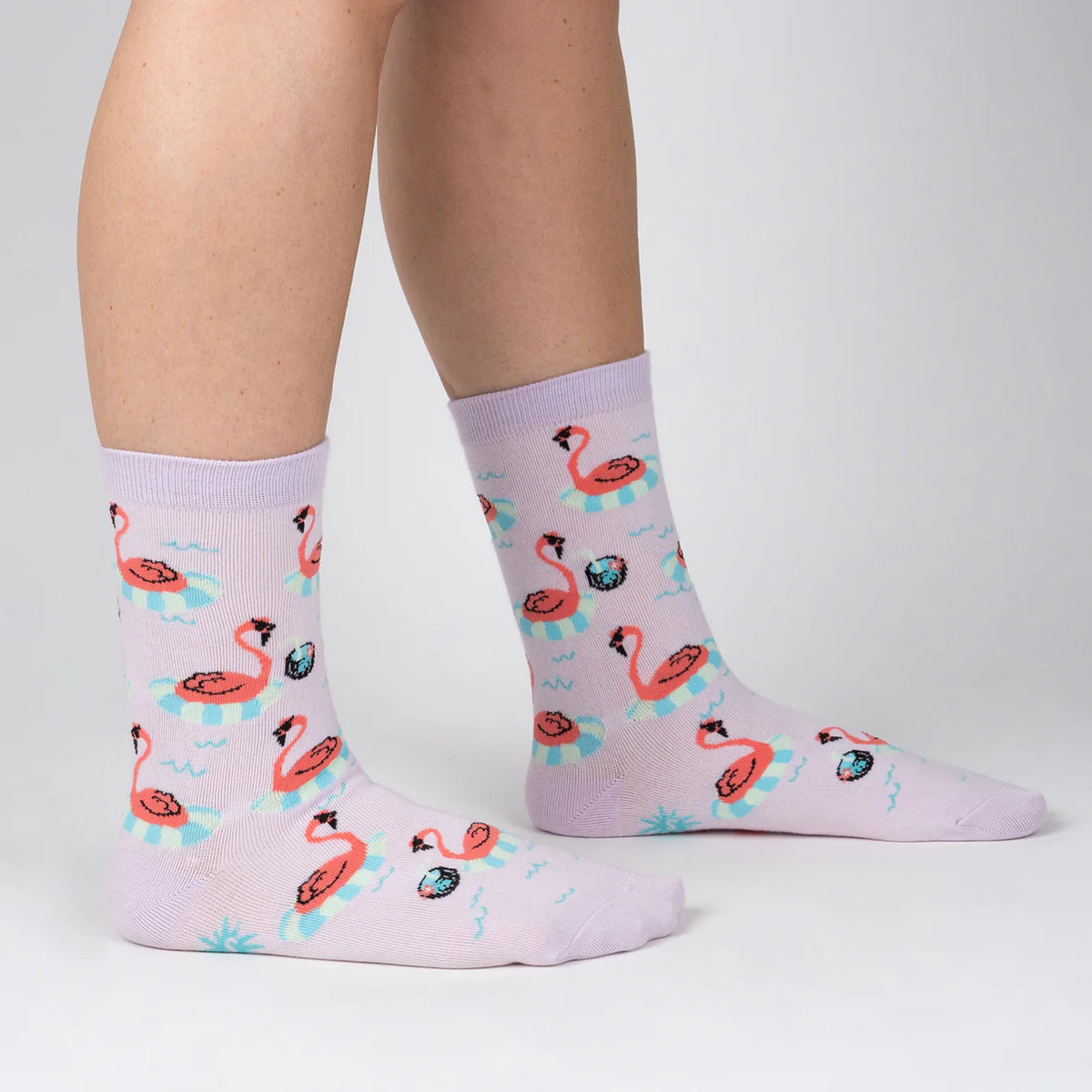 Sock It To Me - Women's Crew Sock: Party Like a Flock Star