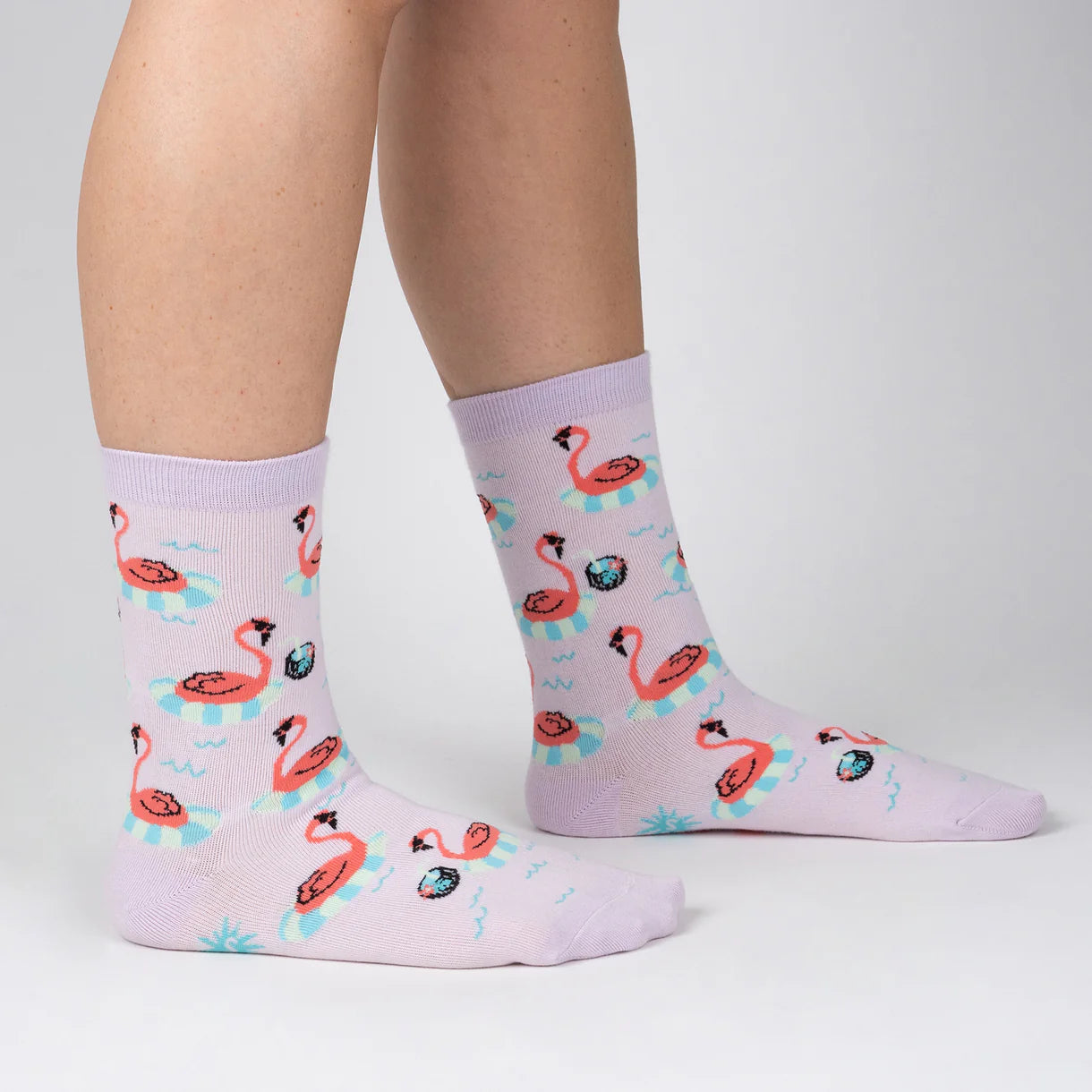 Sock It To Me - Women's Crew Sock: Party Like a Flock Star