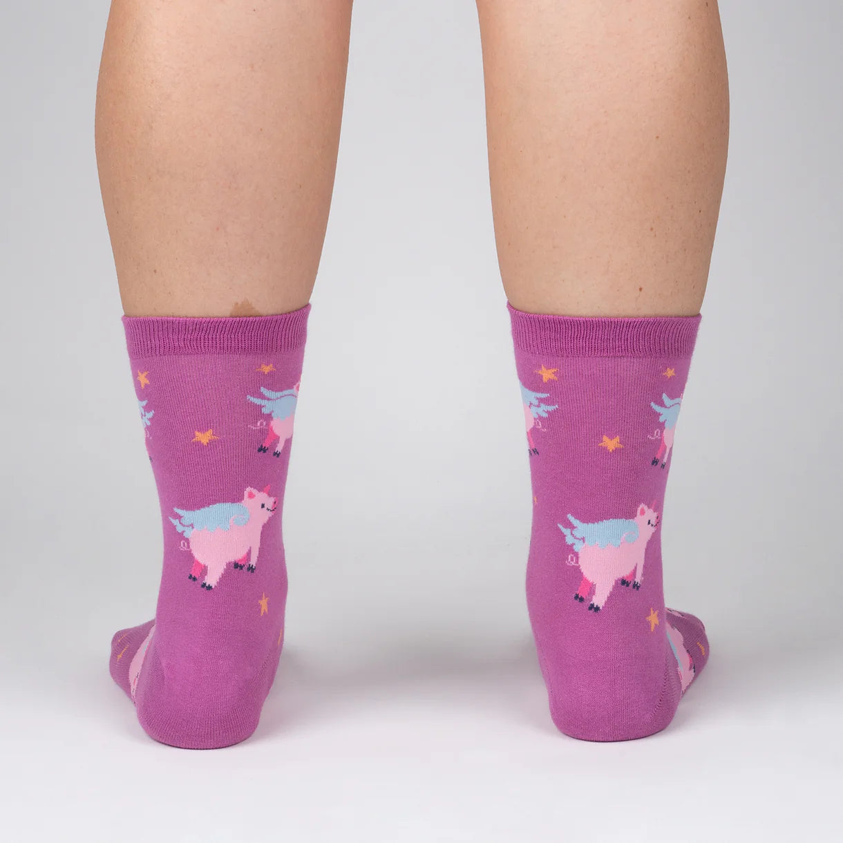 Sock It To Me - Women's Crew Sock: When Pigs Fly