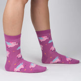 Sock It To Me - Women's Crew Sock: When Pigs Fly