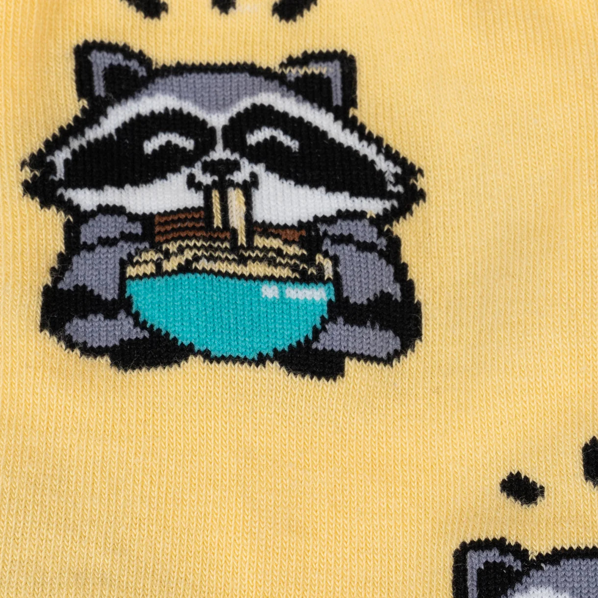 Sock It To Me - Women's Crew Sock: I Just Love Raccoons and Ramen