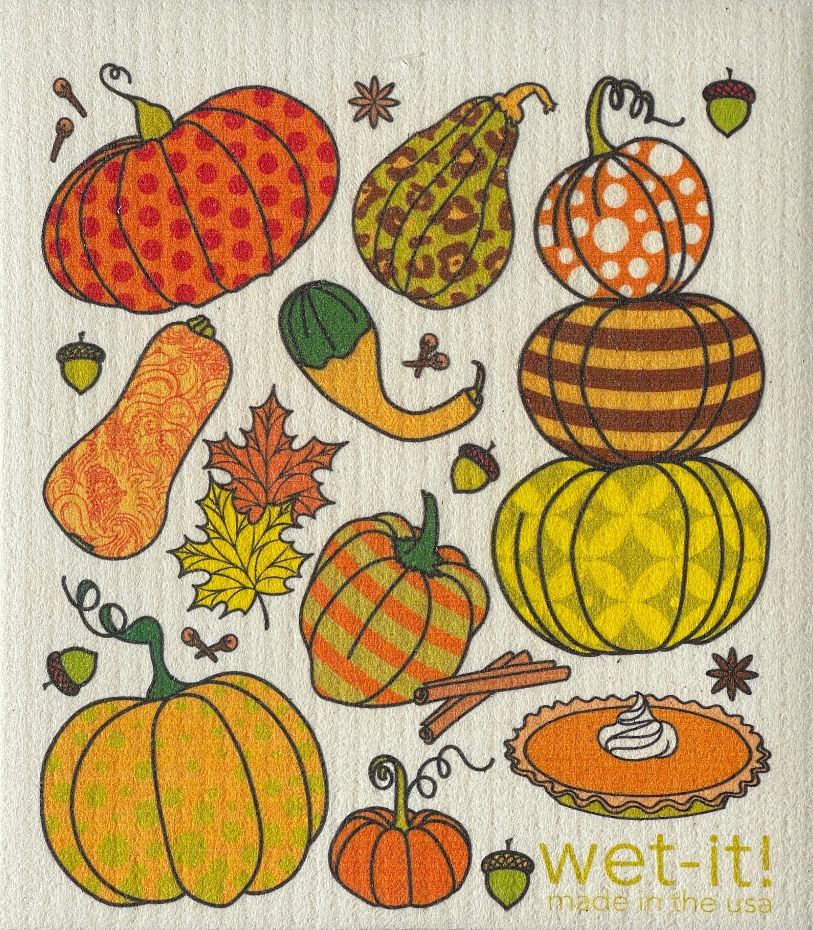 Wet-it! - Harvest Fall Swedish Cloth