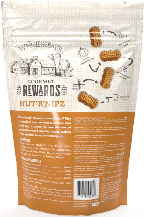 Pro Pac - Wholesomes Nut'R'Nipz Dog Treats