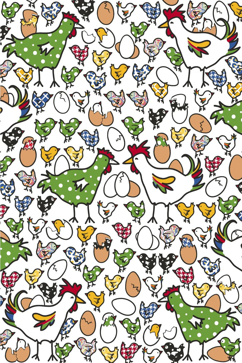 Wet-it! - Chicken Coop Tea Towel