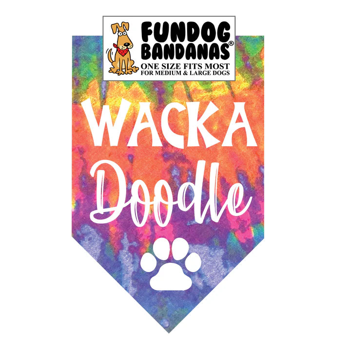 FunDog Bandanas - Dog Bandana Wack A Doodle