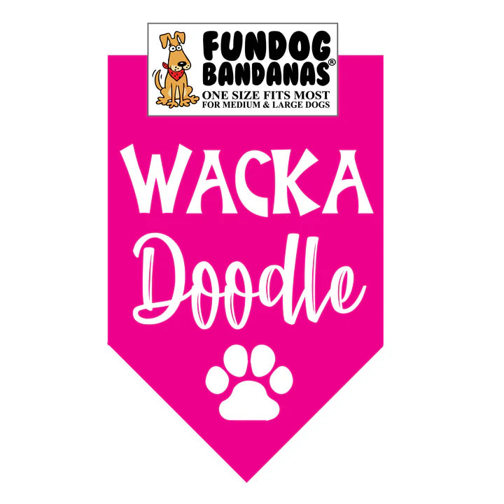 FunDog Bandanas - Dog Bandana Wack A Doodle