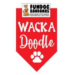 FunDog Bandanas - Dog Bandana Wack A Doodle