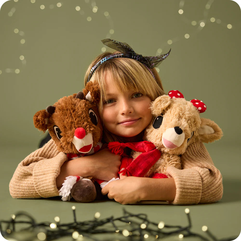 Warmies Rudolph w/ Scarf
