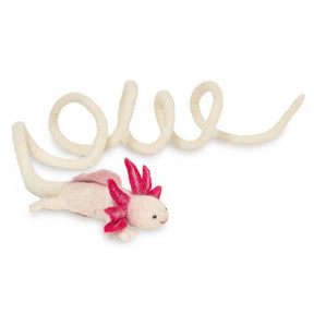 Cat in the Box - Wool Axolotl Cat Toy 5-Foot Long Tether
