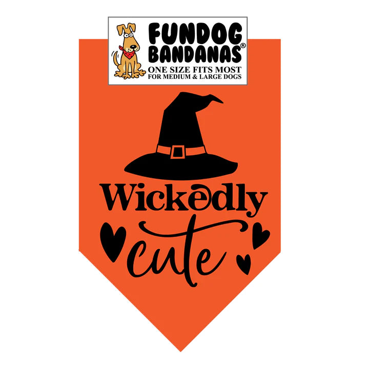 FunDog Bandanas - Dog Bandana Wickedly Cute