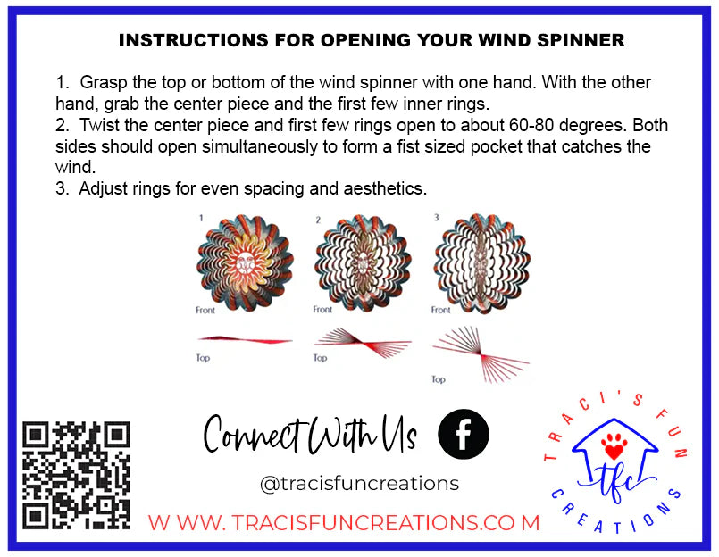 Traci's Fun Creations - Wind Spinner Blue Jay