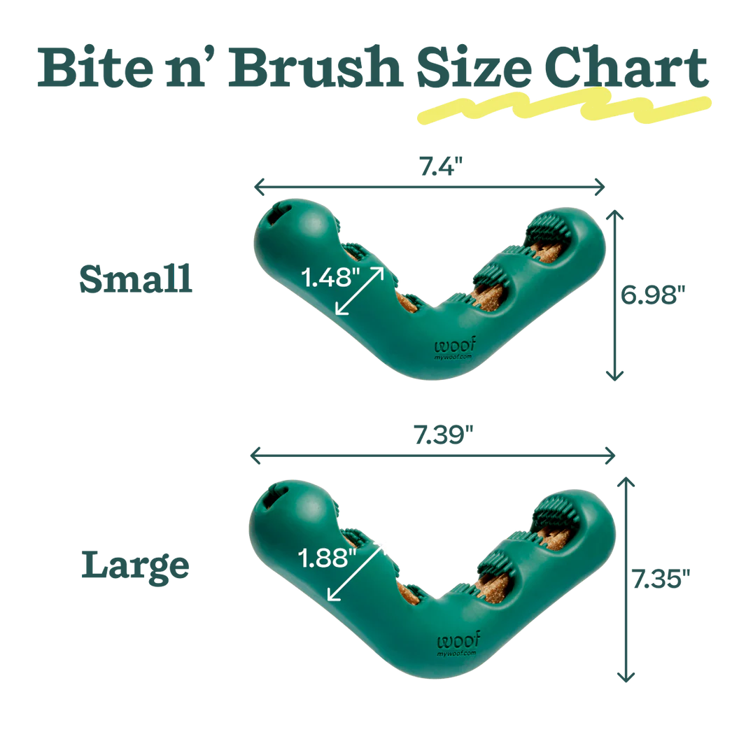 Woof Pet - Bite N' Brush V-Shaped