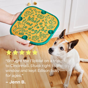 Woof Pet - FlipMat Green