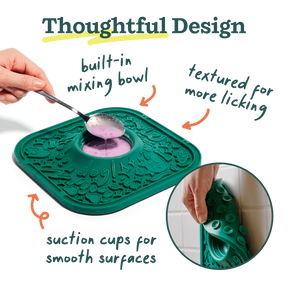 Woof Pet - Lick Mat with Suction Cups