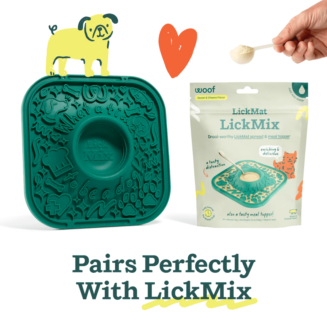 Woof Pet - Lick Mat with Suction Cups