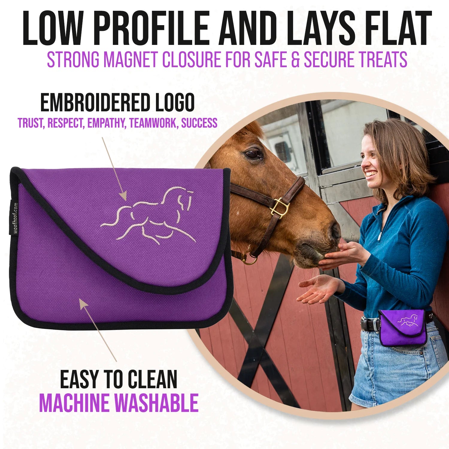 Woofhoof- Horse Treat Pouch