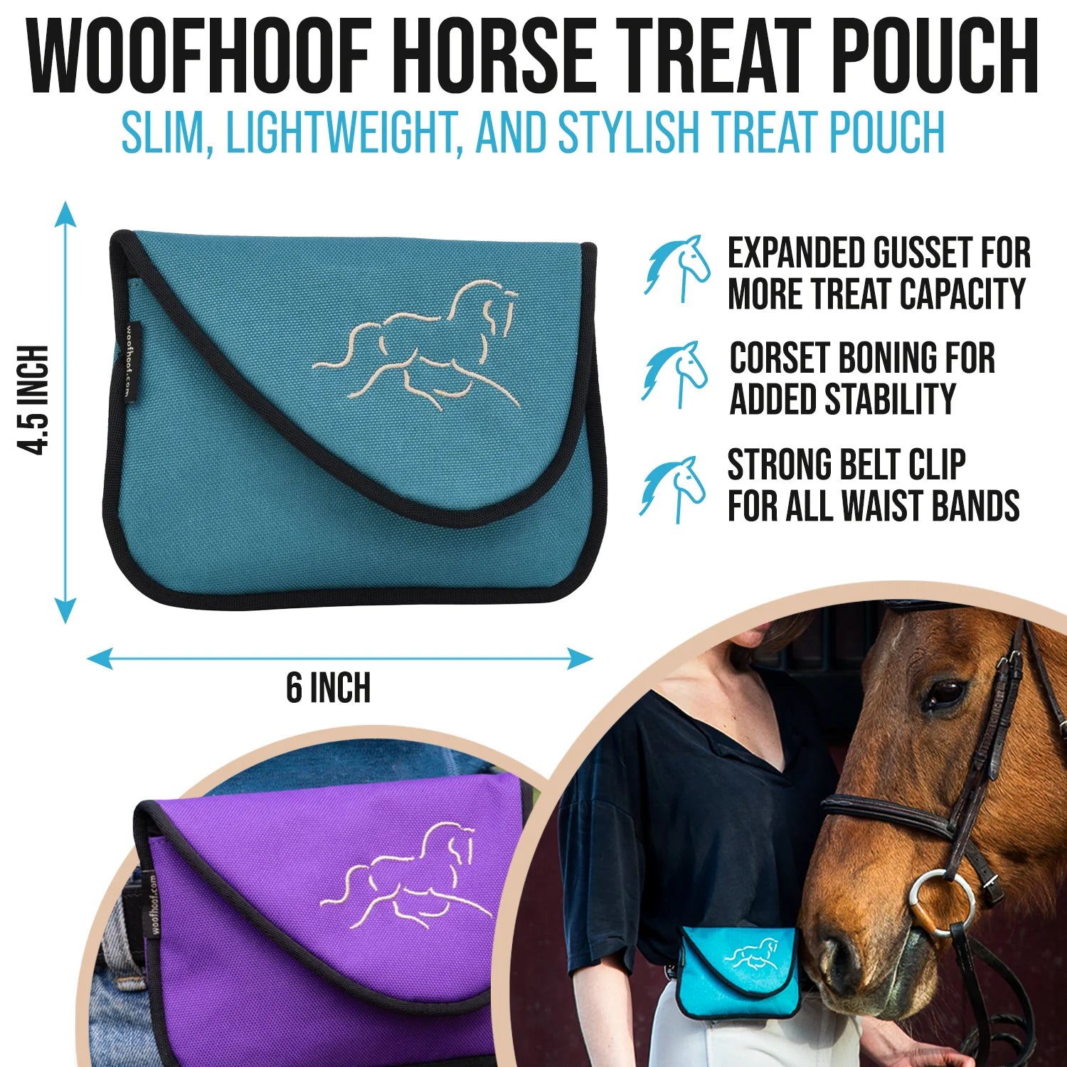 Woofhoof- Horse Treat Pouch