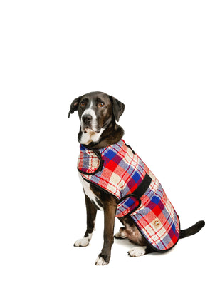 Dog Blanket Coat Red Field