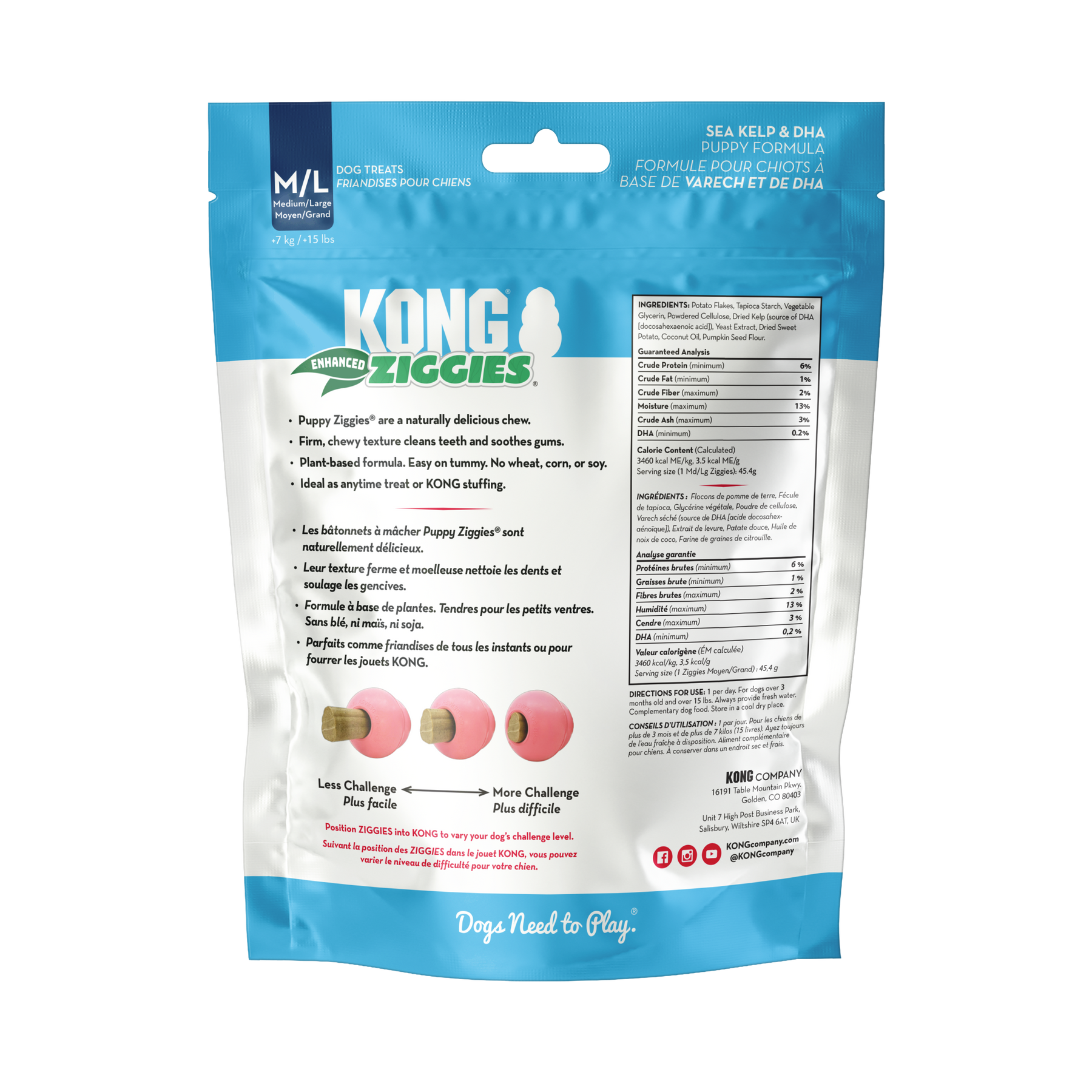 KONG - Enhanced Ziggies Puppy