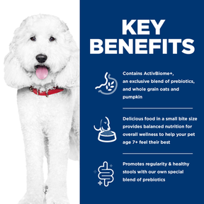 Hill's Science Diet Adult 7+ Perfect Digestion Small Bites Chicken,Oats, Rice