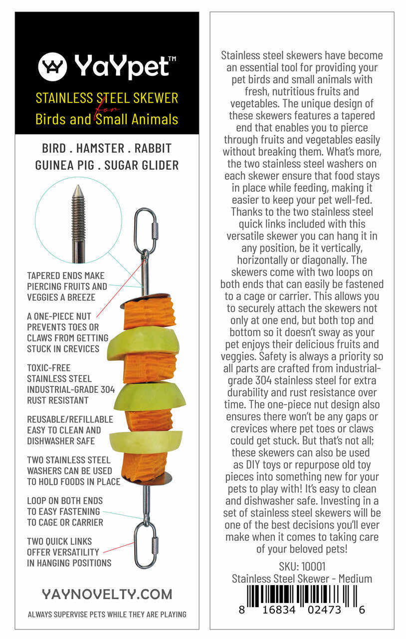 YAY Novelty - Stainless Steel Toy Skewer Set