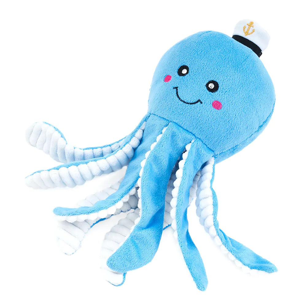 ZippyPaws - Playful Pal Ollie the Octopus Plush Dog Toy