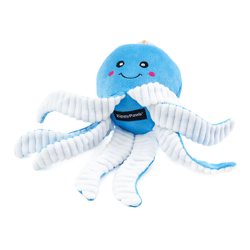 ZippyPaws - Playful Pal Ollie the Octopus Plush Dog Toy
