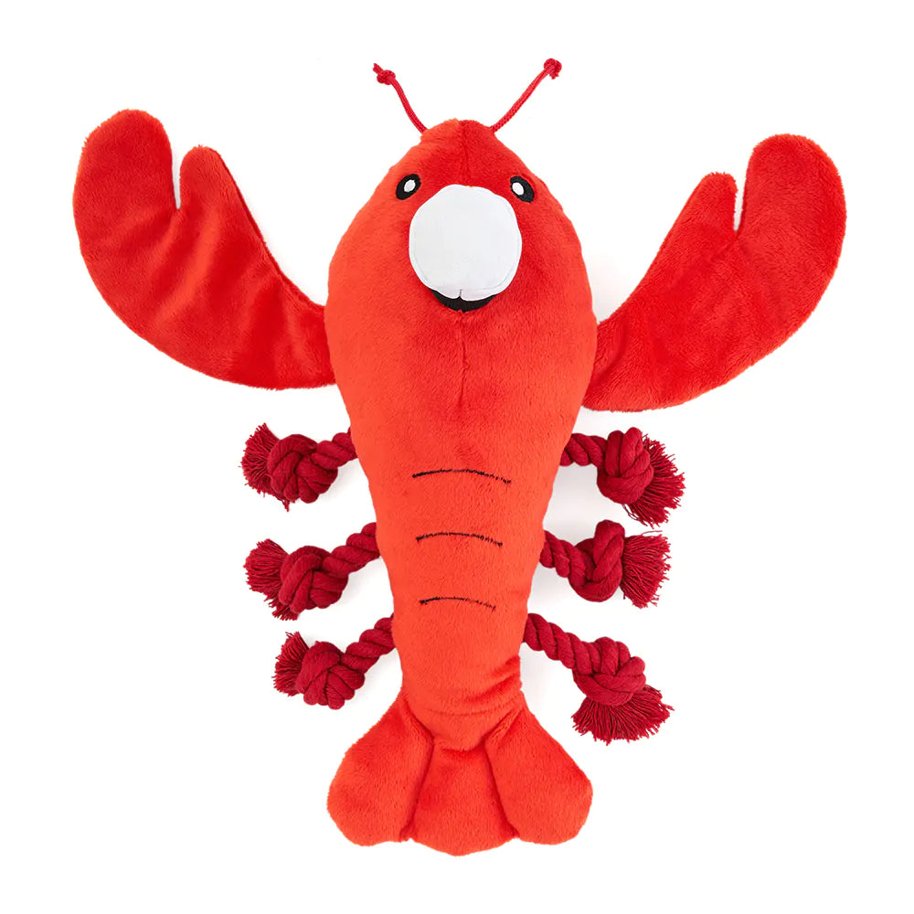 ZippyPaws - Playful Pal Luca the Lobster Plush Dog Toy