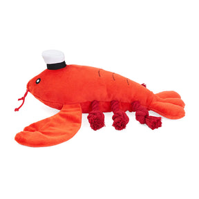 ZippyPaws - Playful Pal Luca the Lobster Plush Dog Toy