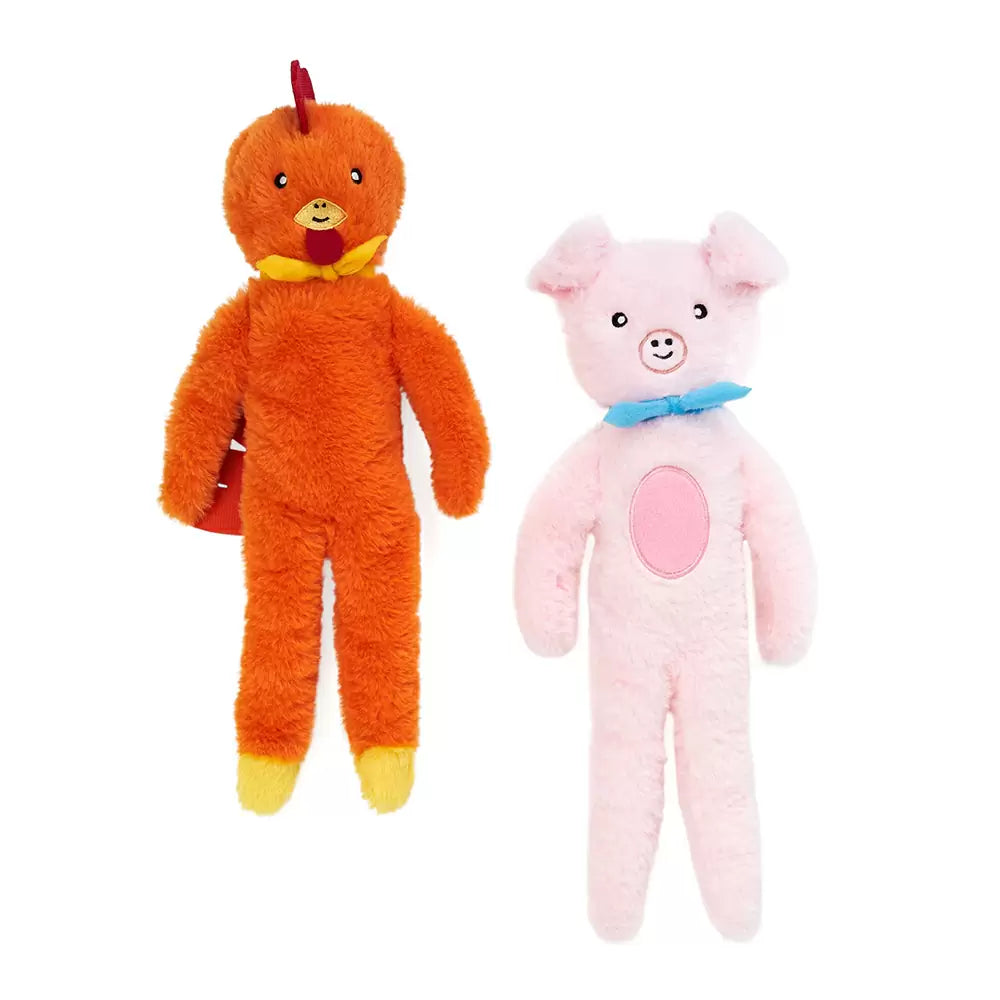 ZippyPaws - Fluffy Peltz - Chicken And Pig