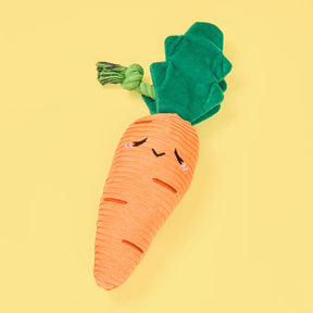 Crinkle Crops Carrot Dog Toy