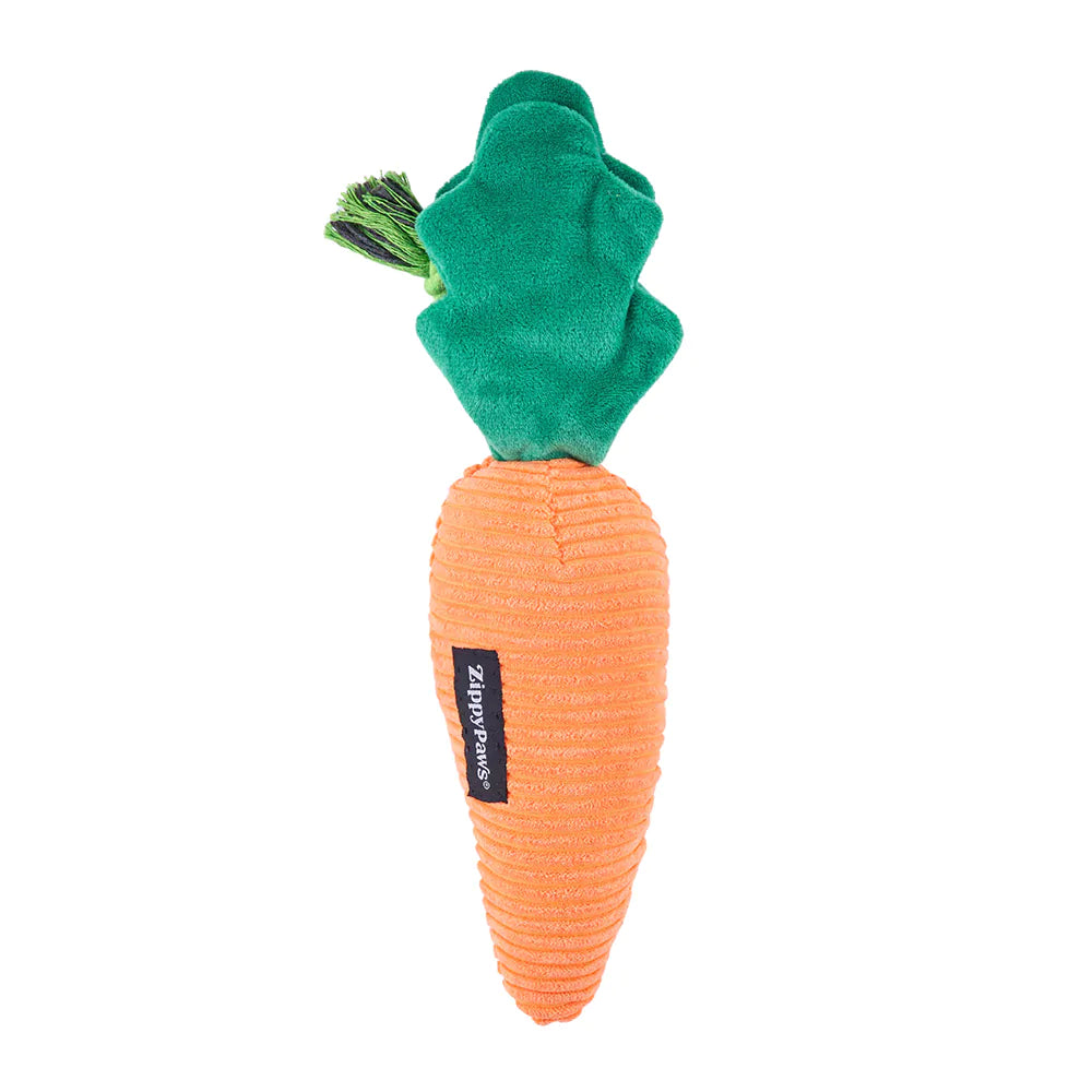 Crinkle Crops Carrot Dog Toy