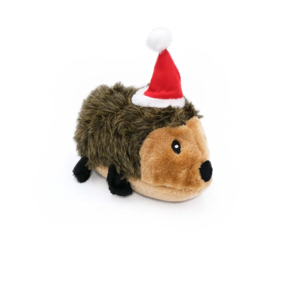 ZippyPaws - Holiday Hedgehog Dog Toy