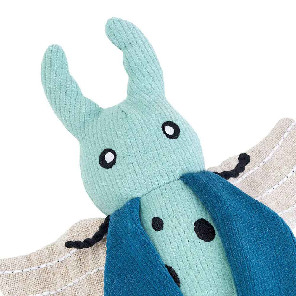 ZippyPaws - EcoZippy Corduroy Critter Beetle Dog Toy