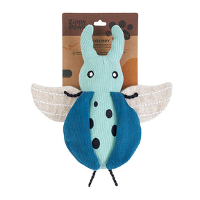 ZippyPaws - EcoZippy Corduroy Critter Beetle Dog Toy