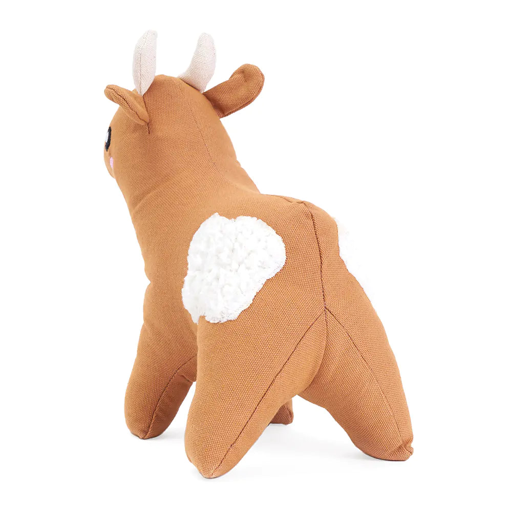 ZippyPaws - ecoZippy Cotton Cuddler Cow Dog Toy